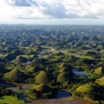 Aerial view of the Chocolate Hills in Bohol, Philippines - 4 day itinerary