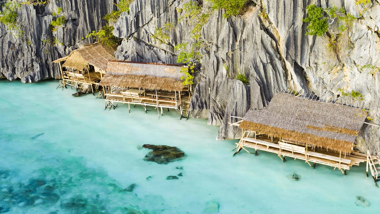 Coron vs Boracay comparison - Kayangan Lake and White Beach